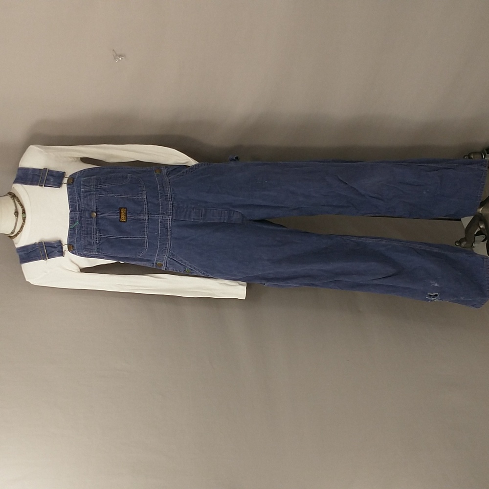 Very Old Vintage Denim Overalls by Sanforized Unisex Women Men Youth SeeMeasurem